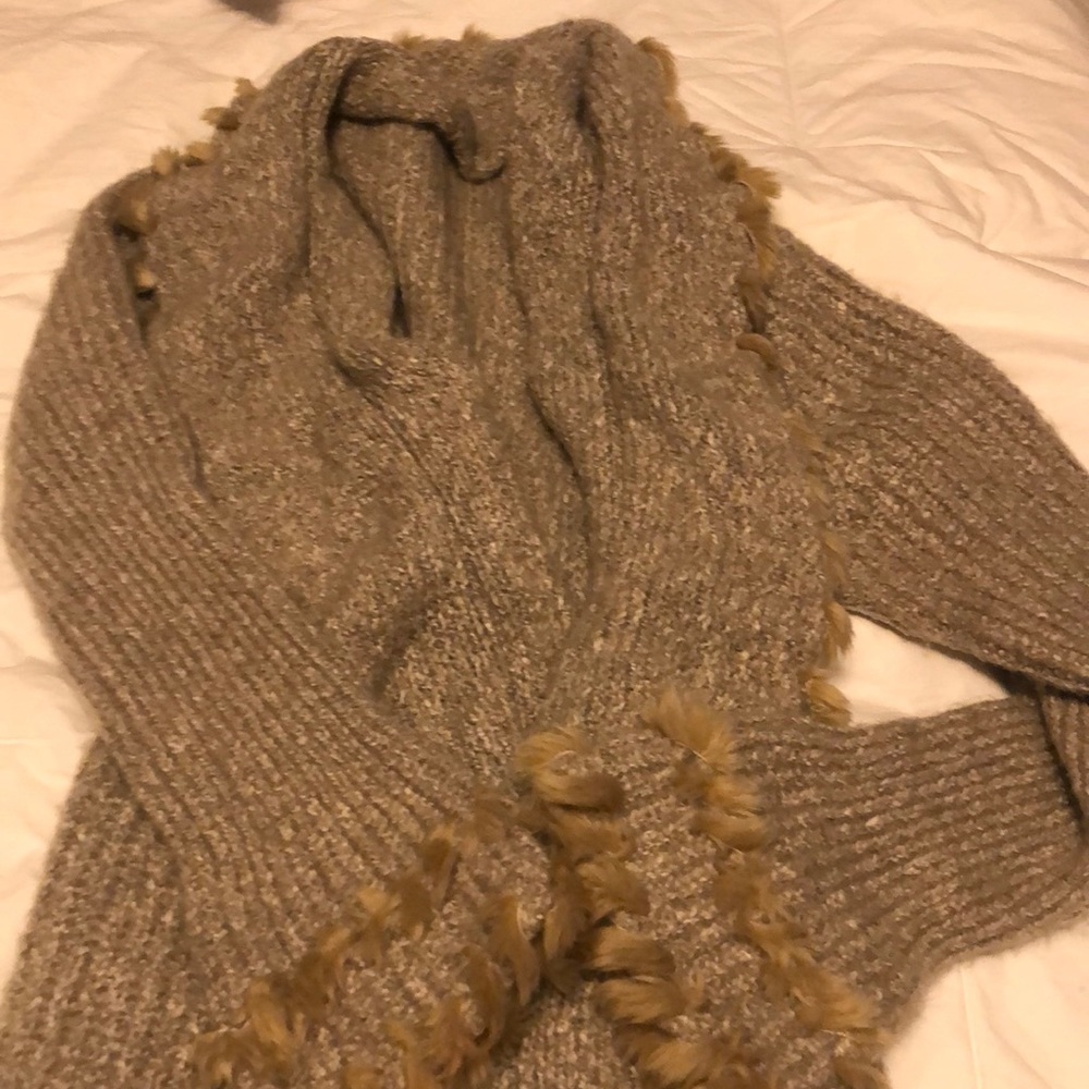 Ladies sweater coat
